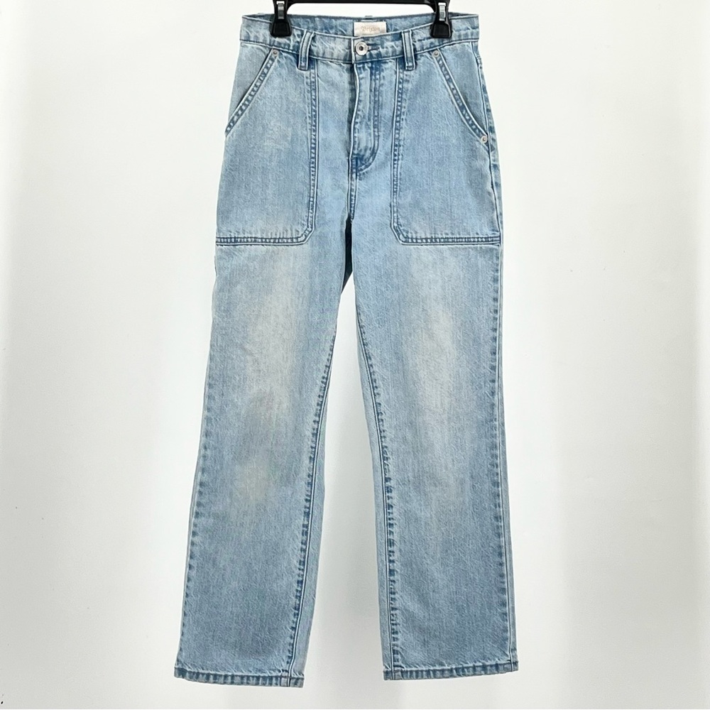 Brixton Light Blue Wide Leg Jeans